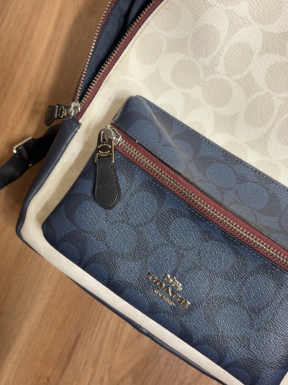Coach Signature Backpack - Picture 3 of 7